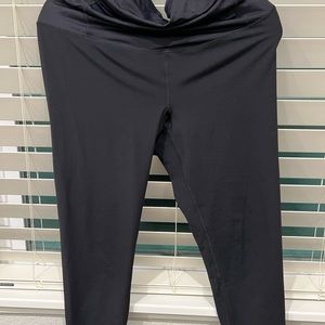 Black maternity leggings